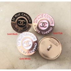 C371 - Gold RUE Buttons 0.87"(22mm) - c371