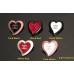 C174 -  Love Heart Buttons 0.87"(22mm) C174-N