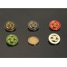 C178 - Gold Hollow Buttons 0.79"(20mm) C178-N