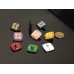 C191 - Square Buttons 0.7"/0.87"(18/22mm) C191-N