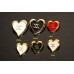 C201 - Heart Buttons Love 0.87"/1.18"(22/30mm) C201-N