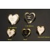 C201-2 - Heart Buttons Love 0.87"(22mm) C201-2-N