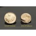 C220 - Gold Round Button 0.87"/0.79"(/22mm20mm) C220-N