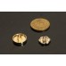 C253 - Gold Buttons 0.59"/0.7"(15mm/18mm) C253-N