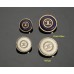 C268-2 -Beige Dark Blue Sweater Buttons 0.63"/0.7"/0.79"/0.95"(16//18/20/24mm) C268-2-N