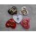 C283- Heart Buttons 1"(25mm) - C283