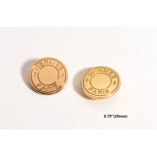 O1 Gold Brand Buttons Logo Sewing Replacement Jean 0.79 (20mm) O1
