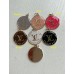 O105 - L Pendant Charm Louis Buttons Gold - 1"(25mm) - O105