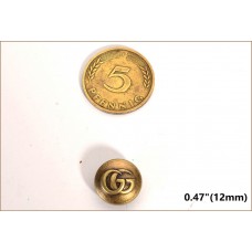 O18 - G Bronze Buttons - 0.47"(12mm) O18