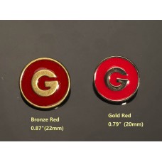 O31 - G Red Buttons - 0.79"-0.87"(20mm-22mm) O31