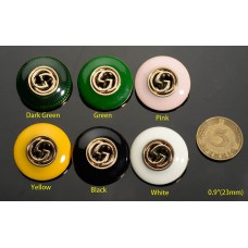 O35 -1-Hollow G Buttons 0.9"(23mm) O35-1