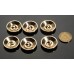 O35 -1-Hollow G Buttons 0.9"(23mm) O35-1