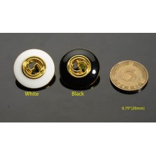 O35 -2-Hollow G Buttons 0.79"(20mm) O35-2