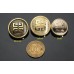 O39 - F Gold Buttons 0.83"/1"(21/25mm) O39