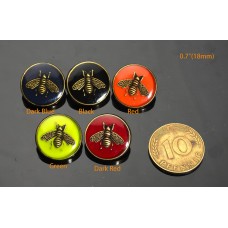 O53-1- Bee Buttons 0.7" (18mm) - O53-1