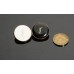 O62 - Y White Black Buttons  - 0.83"(21mm) - O62