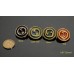 O64-1- G Bronze Buttons 0.87"(22mm) O64-1