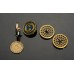 O64-1- G Bronze Buttons 0.87"(22mm) O64-1