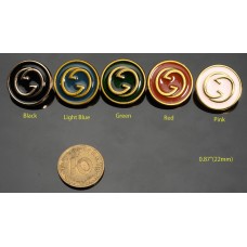 O64-1- G Bronze Buttons 0.87"(22mm) O64-1