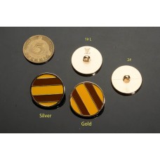 O65 - L Gold Buttons  - 0.7"/0.79"(18mm/20mm) - O65