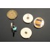 O65 - L Gold Buttons  - 0.7"/0.79"(18mm/20mm) - O65