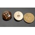 O73 - L Stamp on Back Buttons - 0.7"(18mm) - O73