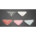 T12- Prada Tags Meta Triangle Accessory Prada Label Two Holes -1.69"x0.95"(43mmx24mm) - T12