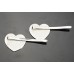 T18 - P Heart Hair Clips Hair Accessory Headdress Hair Jewelry Clamp Grips Pair-1.18"x1.34"(30mmx34mm) - T18